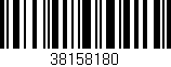 Código de barras (EAN, GTIN, SKU, ISBN): '38158180'