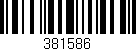 Código de barras (EAN, GTIN, SKU, ISBN): '381586'