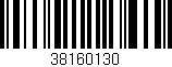 Código de barras (EAN, GTIN, SKU, ISBN): '38160130'