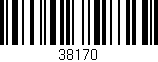 Código de barras (EAN, GTIN, SKU, ISBN): '38170'