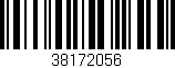 Código de barras (EAN, GTIN, SKU, ISBN): '38172056'