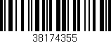 Código de barras (EAN, GTIN, SKU, ISBN): '38174355'