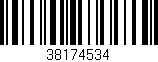 Código de barras (EAN, GTIN, SKU, ISBN): '38174534'