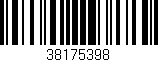 Código de barras (EAN, GTIN, SKU, ISBN): '38175398'