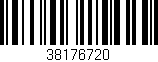 Código de barras (EAN, GTIN, SKU, ISBN): '38176720'