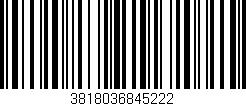 Código de barras (EAN, GTIN, SKU, ISBN): '3818036845222'