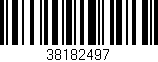 Código de barras (EAN, GTIN, SKU, ISBN): '38182497'