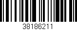Código de barras (EAN, GTIN, SKU, ISBN): '38186211'