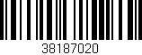 Código de barras (EAN, GTIN, SKU, ISBN): '38187020'