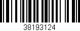 Código de barras (EAN, GTIN, SKU, ISBN): '38193124'
