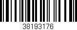 Código de barras (EAN, GTIN, SKU, ISBN): '38193176'