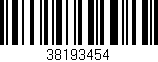 Código de barras (EAN, GTIN, SKU, ISBN): '38193454'