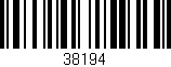 Código de barras (EAN, GTIN, SKU, ISBN): '38194'