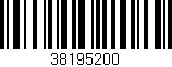 Código de barras (EAN, GTIN, SKU, ISBN): '38195200'