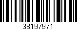 Código de barras (EAN, GTIN, SKU, ISBN): '38197971'