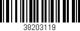 Código de barras (EAN, GTIN, SKU, ISBN): '38203119'
