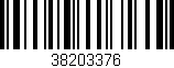 Código de barras (EAN, GTIN, SKU, ISBN): '38203376'
