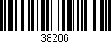 Código de barras (EAN, GTIN, SKU, ISBN): '38206'