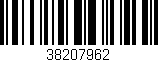 Código de barras (EAN, GTIN, SKU, ISBN): '38207962'