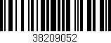 Código de barras (EAN, GTIN, SKU, ISBN): '38209052'