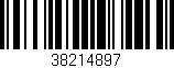 Código de barras (EAN, GTIN, SKU, ISBN): '38214897'