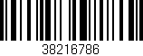 Código de barras (EAN, GTIN, SKU, ISBN): '38216786'