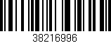 Código de barras (EAN, GTIN, SKU, ISBN): '38216996'