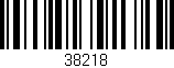 Código de barras (EAN, GTIN, SKU, ISBN): '38218'