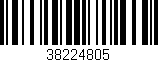 Código de barras (EAN, GTIN, SKU, ISBN): '38224805'