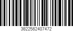 Código de barras (EAN, GTIN, SKU, ISBN): '3822562407472'