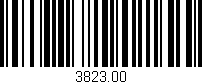 Código de barras (EAN, GTIN, SKU, ISBN): '3823.00'