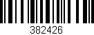 Código de barras (EAN, GTIN, SKU, ISBN): '382426'