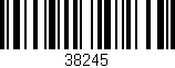 Código de barras (EAN, GTIN, SKU, ISBN): '38245'