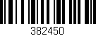 Código de barras (EAN, GTIN, SKU, ISBN): '382450'