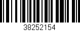 Código de barras (EAN, GTIN, SKU, ISBN): '38252154'