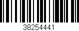 Código de barras (EAN, GTIN, SKU, ISBN): '38254441'