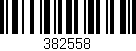 Código de barras (EAN, GTIN, SKU, ISBN): '382558'