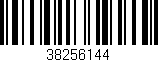Código de barras (EAN, GTIN, SKU, ISBN): '38256144'