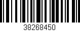 Código de barras (EAN, GTIN, SKU, ISBN): '38268450'