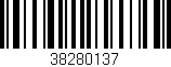 Código de barras (EAN, GTIN, SKU, ISBN): '38280137'