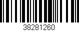 Código de barras (EAN, GTIN, SKU, ISBN): '38281260'