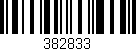 Código de barras (EAN, GTIN, SKU, ISBN): '382833'