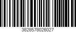 Código de barras (EAN, GTIN, SKU, ISBN): '3828578026027'