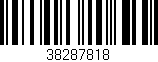 Código de barras (EAN, GTIN, SKU, ISBN): '38287818'