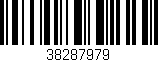 Código de barras (EAN, GTIN, SKU, ISBN): '38287979'