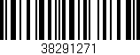 Código de barras (EAN, GTIN, SKU, ISBN): '38291271'