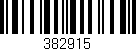 Código de barras (EAN, GTIN, SKU, ISBN): '382915'