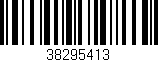 Código de barras (EAN, GTIN, SKU, ISBN): '38295413'