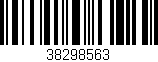 Código de barras (EAN, GTIN, SKU, ISBN): '38298563'