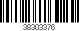 Código de barras (EAN, GTIN, SKU, ISBN): '38303376'